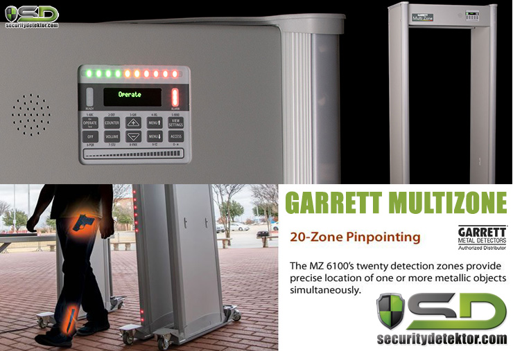 Garrett Torsonde MZ 6100 MZ6100 Multizone nuggets24 securitydetektor.com 