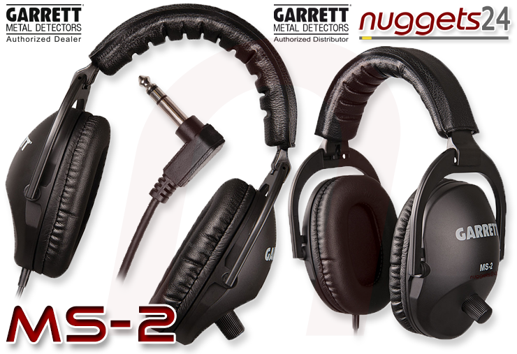 Garrett MS-2 Headphone Kopfhörer Metalldetektor Online Shop www.nuggets24.com