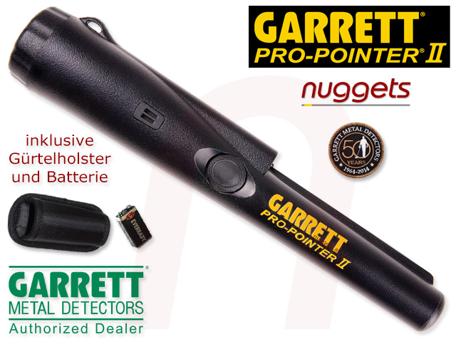 GARRETT ProPointer 2 Pro-Pointer II Pin Pointer www.nuggets.at Metalldetektor OnlineShop Metal Detector
