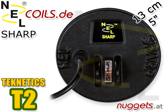 NEL Sharp Suchspule Teknetics T2 T 2 Coil Coils Sonde Sonden www.nuggets.at 