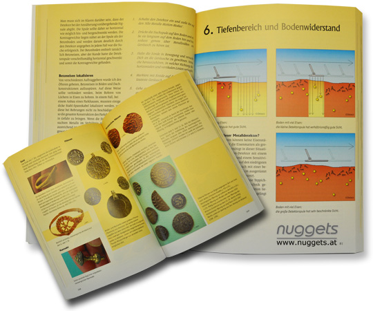 Handbuch für Sondengänger bei www.nuggets24.de OnlineShop Metal Detector Metalldetektor Book Books