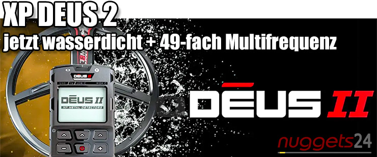 XP Deus 2 bei nuggets24 Metalldetektor Shop sofort lieferbar