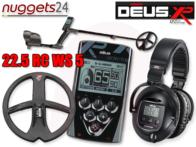 XP Deus 22 RC WS5 nuggets24.de Metalldetektor Shop mit Beratung und Service 0049 700 33835867