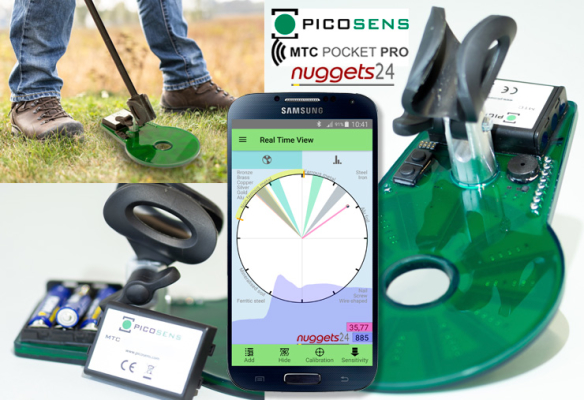 Gewinne einen picosens MTC Pocket Pro Bluetooth Metalldetektor mit #nuggets24 - Gewinne einen picosens MTC Pocket Pro Bluetooth Metalldetektor mit nuggets24