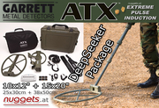 GARRETT ATX PI DeepSeeker Package Pulsinduction GOLD Metal Detector Metalldetektor