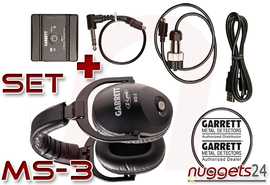GARRETT Master Sound 3 Funkkopfhörer SET Sender + Kopfhörer MS-3 MS3 Z-LYNK KIT