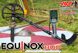 Minelab EQUINOX 800 inklusive Funkkopfhörer + WM08 Metalldetektor Metaldetector