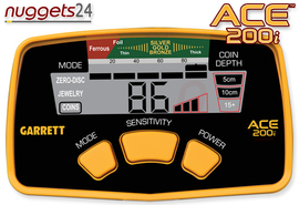 GARRETT ACE 200i ACE200i Premium DUO SET inklusive Pro-Pointer II 2 PinPointer Metalldetektor
