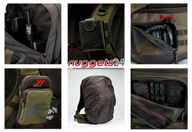 RUTUS Transporttasche Rucksack für Metalldetektor Schatzsuche
