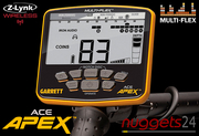 GARRETT APEX Metalldetektor nuggets24 DUO SET inklusive FUNK Pro-Pointer AT