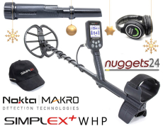 Nokta Makro SIMPLEX Simplex+ Pro Pack + PIN POINTER + FUNK Kopfhörer Metalldetektor