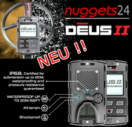 XP DEUS 2 II + FMF 4-45 + RC + WS6 Funk Metalldetektor